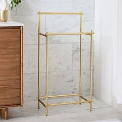 Modern Overhang Freestanding Towel Rack