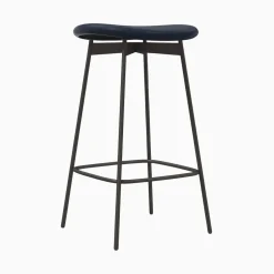 Modern Petal Backless Counter Stool - Leather