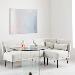 Modern 3-Piece Banquette - Small