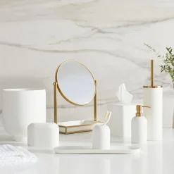Modern Resin Stone Bath Accessories