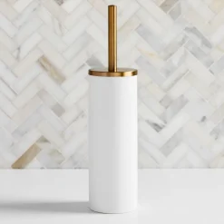 Modern Resin Stone Toilet Brush Holder