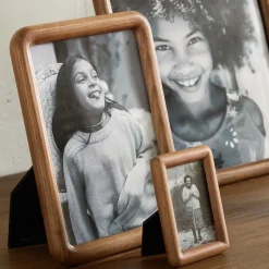 Modern Rounded Wooden Tabletop Frames