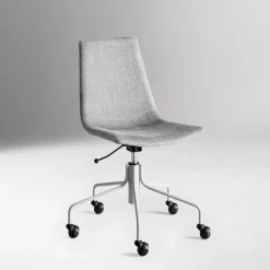 Modern Slope Upholstered Swivel Office Chair