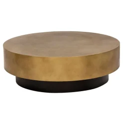 Modern Steel Coffee Table (43.5")
