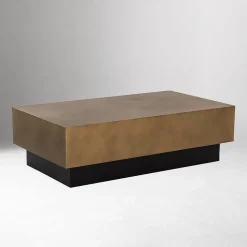 Modern Steel Rectangle Coffee Table (50")