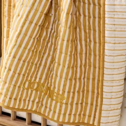 Modern Stripe Reversible Baby Quilt