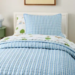 Modern Stripe Reversible Quilt & Shams