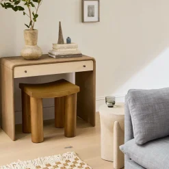 Modern Waterfall Mini Desk (36")