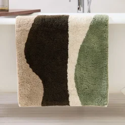 Modern Waves Bath Mat