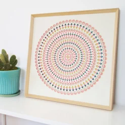 Molly M Framed Wall Art - Focal Neon