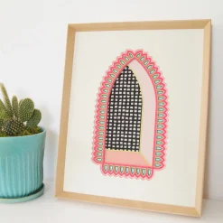 Molly M Framed Wall Art - Lancet Neon