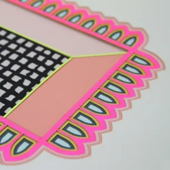 Molly M Framed Wall Art - Lancet Neon