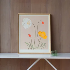Molly M Framed Wall Print - Iceland Poppy