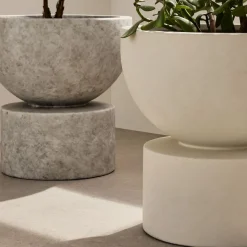 Molly Mod Indoor/Outdoor Ficonstone Planters