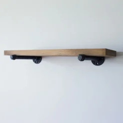 Monroe Trades Distressed Wood Shelf