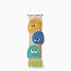 Monsters Wall Hanging Height Chart