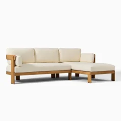 Monterey Outdoor 2-Piece Chaise Sectional Cushion Covers