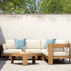 Monterey Outdoor 3-Piece L-Shaped Sectional (99.5")