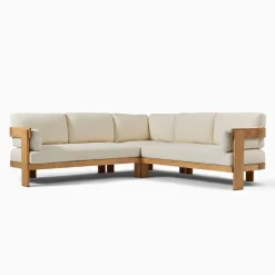 Monterey Outdoor 3-Piece L-Shaped Sectional Cushion Covers