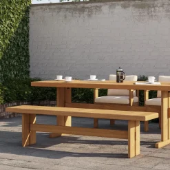 Monterey Outdoor Teak Dining Bench (66")