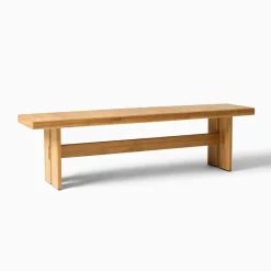 Monterey Outdoor Teak Dining Bench Protective Cover
