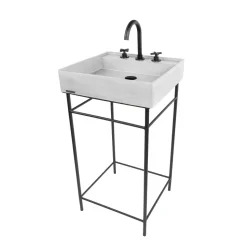 Monterey Square Handmade Vessel Sink & Console