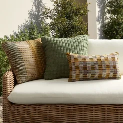 Moody Plaids Outdoor Pillow Set