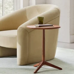 Moritz Solid Wood Side Table (16")