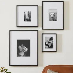 Multi-Mat Metal Gallery Frames - Black