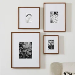Multi-Mat Wood Gallery Frames - Walnut