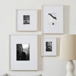 Multi-Mat Wood Gallery Frames - White