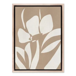 Muted Petals No. 3 Framed Wall Art by Shatha Al Dafai