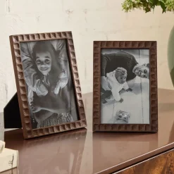 Nadia Carved Wood Tabletop Frames