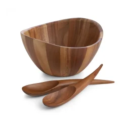 Nambe Harmony 3-Piece Salad Set