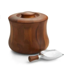 Nambe Nara Ice Bucket & Scoop