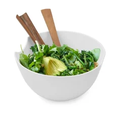Nambe Quatro Salad Bowl & Servers
