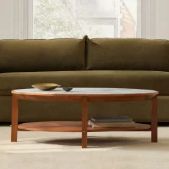 Nary Marble Coffee Table (48")