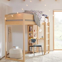 Nash Twin Loft Bed w/ Desk & Storage