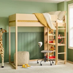 Nash Twin Loft Bed w/ Desk & Storage