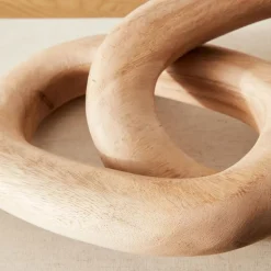 Natural Link Wooden Object (Set of 2)