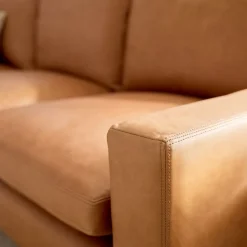 Nelson Leather Sofa (87")
