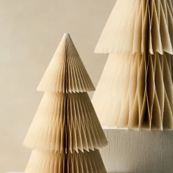 Neutral Decorative Paper Tabletop Trees