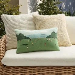 Neutral Golf Outdoor Pillow Set