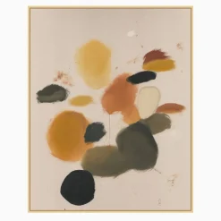 Neutral Patches Framed Wall Art