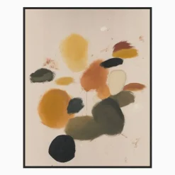 Neutral Patches Framed Wall Art