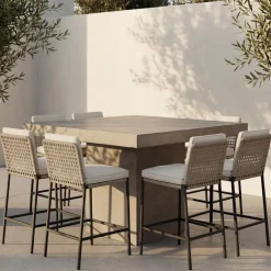 Newcastle Indoor/Outdoor Square Bar Table (59")