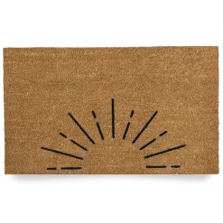 Nickel Designs Hand-Painted Doormat - Starburst