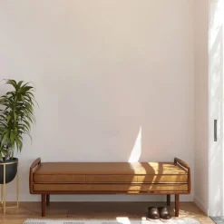 Nico Leather Bench