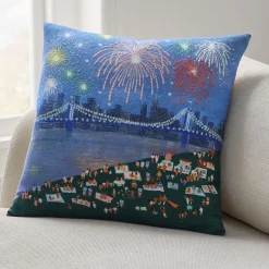 Nicole Cicak Fireworks Pillow Cover