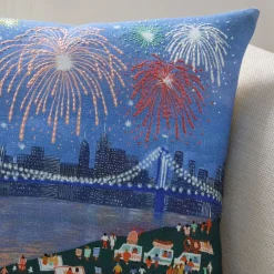 Nicole Cicak Fireworks Pillow Cover